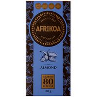 Afrikoa 80% Dark Chocolate with Almonds